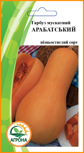 Гарбуз Арабатський 2г. 2025р 78% схожість Агрона