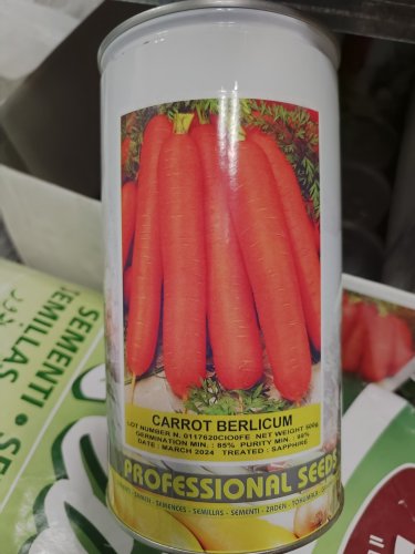 Морква Берлікум банка 0,5кг Hortus (Італія)