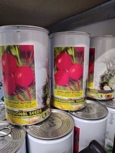 Редиска Гігант Буттер банка 0,5кг Hortus