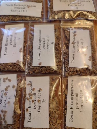 Томат Волгоградський рожевий пакет зіп 3г