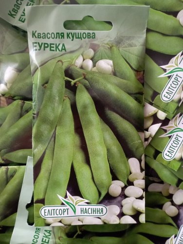 Квасоля кущова Еурека 15шт  Елітсортнасіння