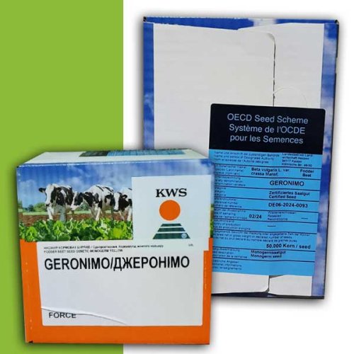 Буряк кормовий одноростковий Джеронімо F1, 50 000 шт., KWS