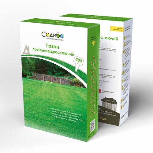Газон повільновідростаючий DLF 800г (Карт-кор) Садиба