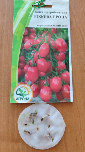 Томат Рожева Грона 0,1г 2023р Агрона