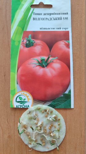 Томат Волгоградський 5/95 0,2г 2023р Агрона