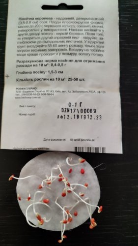 Томат Північна королева 0,1г. СЦ Традиція 12.2023р