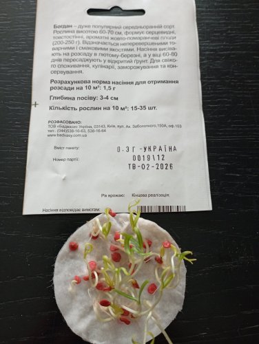 Перець Богдан 0,3г СЦ Традиція 02.2026р