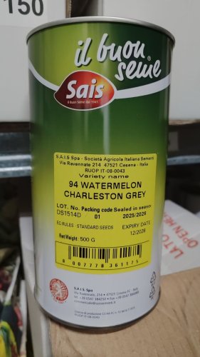 Кавун Чарльстон Грей банка 0,5кг (Sais)